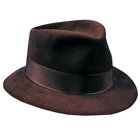 Fedora Deluxe Brown | Horror-Shop.com