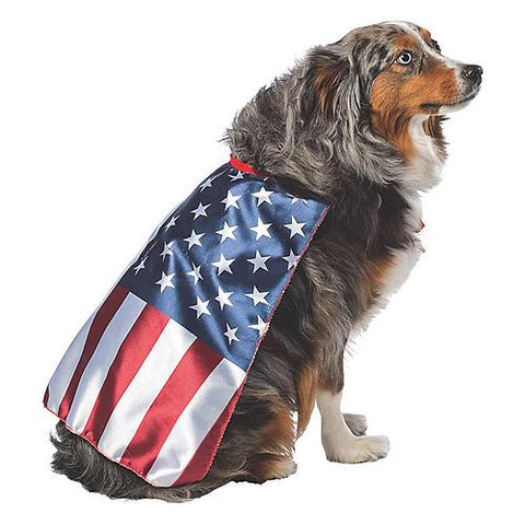 USA Flag Cape Dog Costume