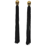 metal-skull-tassel-earrings