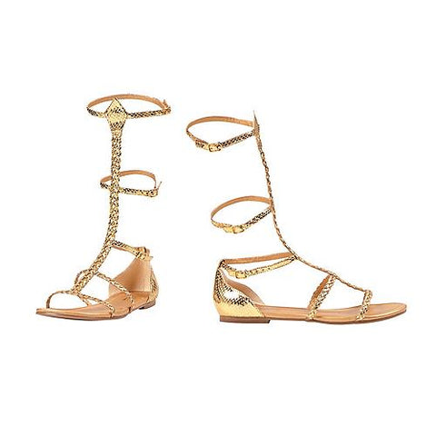 Women's Cairo Gold Gladiator Sandal | Horror-Shop.com