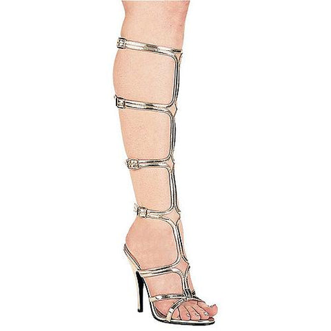 Women's Sexy Strap-Up Gold High-Heel