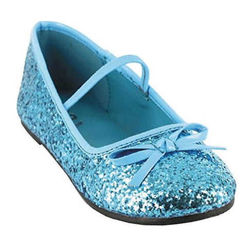 Girl's Glitter Flat Ballet Shoe | Horror-Shop.com