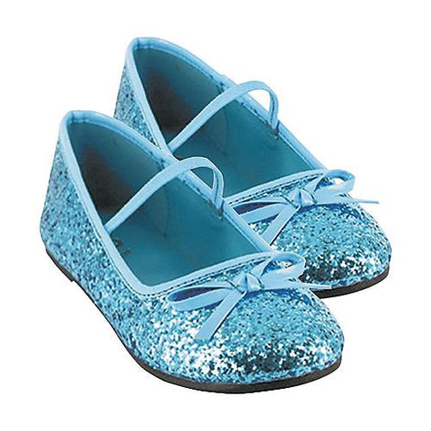 Girl's Glitter Flat Ballet Shoe | Horror-Shop.com