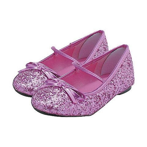 Girl's Glitter Flat Ballet Shoe | Horror-Shop.com