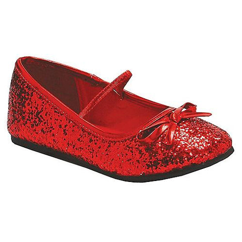 Girl's Glitter Flat Ballet Shoe