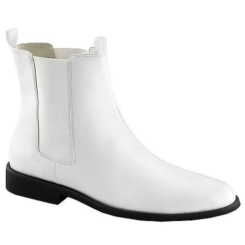 Men's White Trooper Boots | Horror-Shop.com