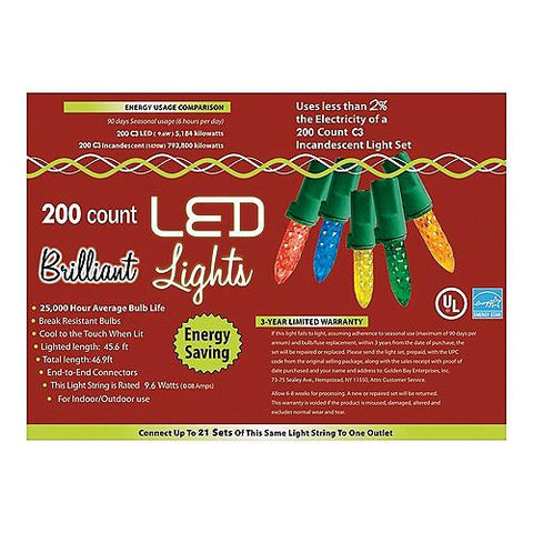 200-Count C3 Holiday Lights | Horror-Shop.com