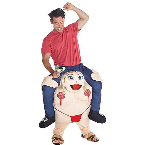 Adult Fat Stripper Piggyback Costume