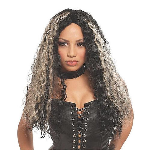 Rocker Crimped Long Wig