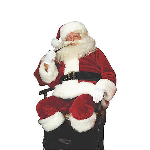 Men's Crimson Imperial Plush Santa Suit