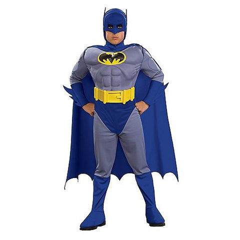 Deluxe Muscle Batman Costume - Brave & the Bold | Horror-Shop.com