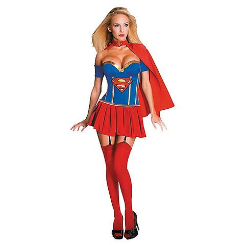 Women's Deluxe Supergirl Corset Costume