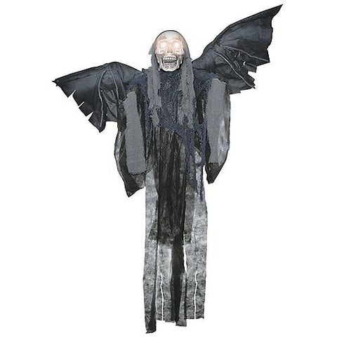 60" Hanging Talking Winged Reaper Prop