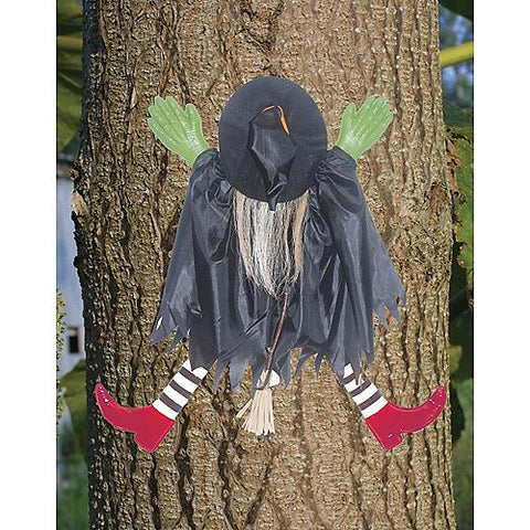 Tree Trunk Witch with Red Shoes