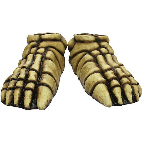 Bone Color Skeleton Feet - Adult