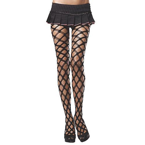 Black Hardcore Fishnet Pantyhose