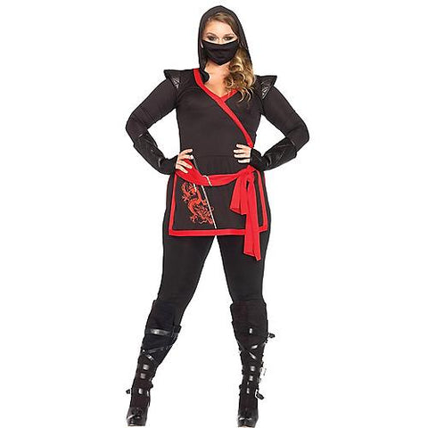 Women's Plus Size Ninja Assassin Costume