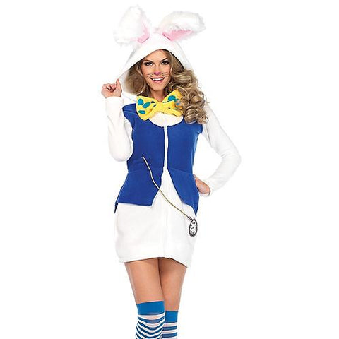 Women's Cozy White Rabbit Costume