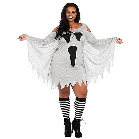 Women's Plus Size Jersey Ghost Dress