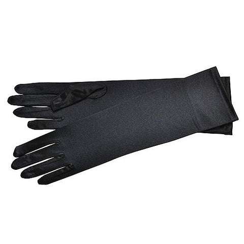 Elbow Length Satin Gloves