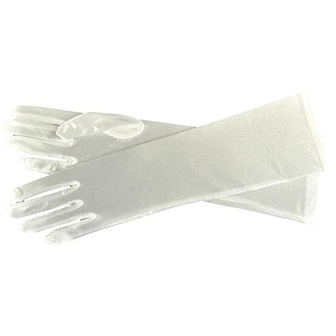 Elbow Length Satin Gloves | Horror-Shop.com