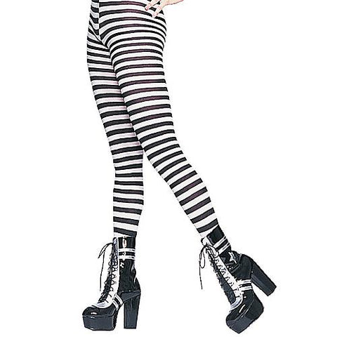 Nylon Striped Tights