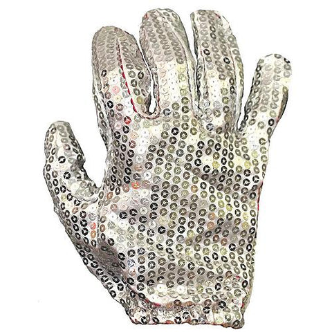 White Sequin Glove