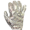 White Sequin Glove 