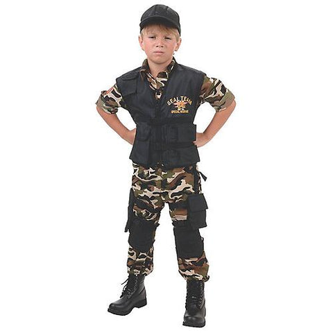 Boy's Deluxe Seal Team Costume