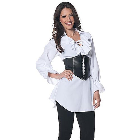 Laced-Front Pirate Blouse | Horror-Shop.com