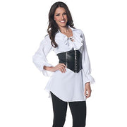 plus-size-laced-front-pirate-blouse