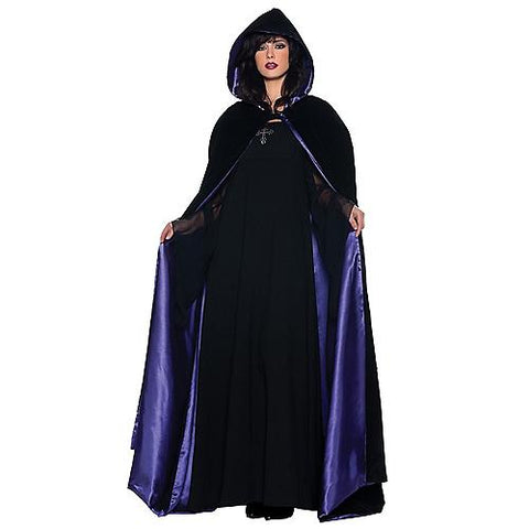 63” Deluxe Velvet & Satin Cape