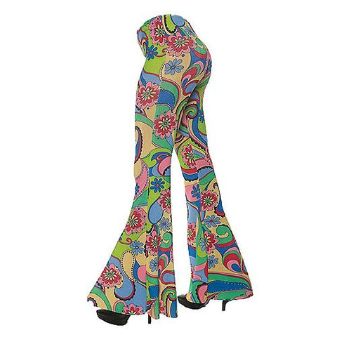 Women's 70's Flower Bell Bottom Pants | Horror-Shop.com