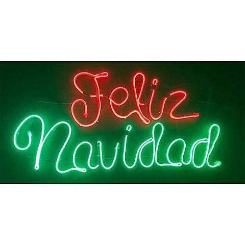 Lighted Feliz Navidad Sign